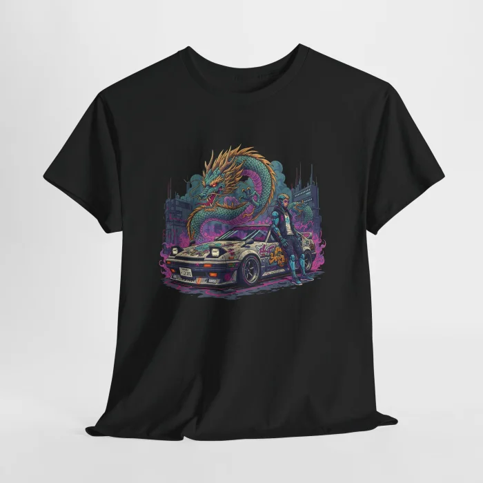 T-shirt z nadrukiem Dragon's Ride
